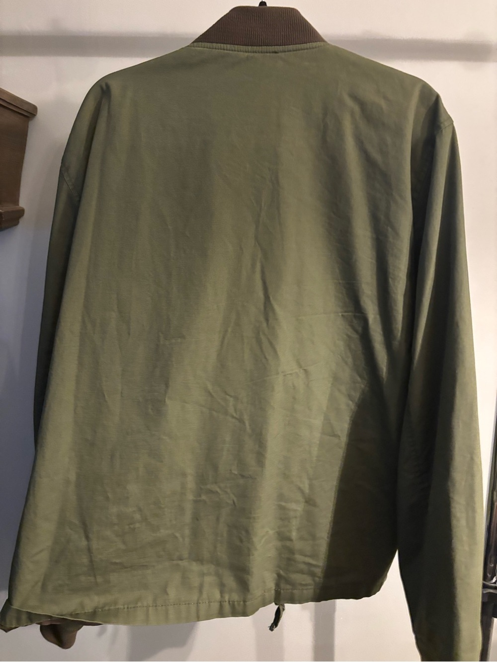 J. Crew Olive Green Bomber Jacket - Men’s size XL - Picture 5 of 7